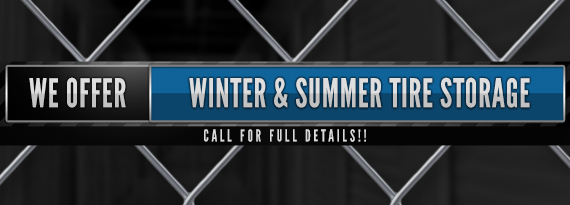 We Offer Winter & Summer Tire Storage